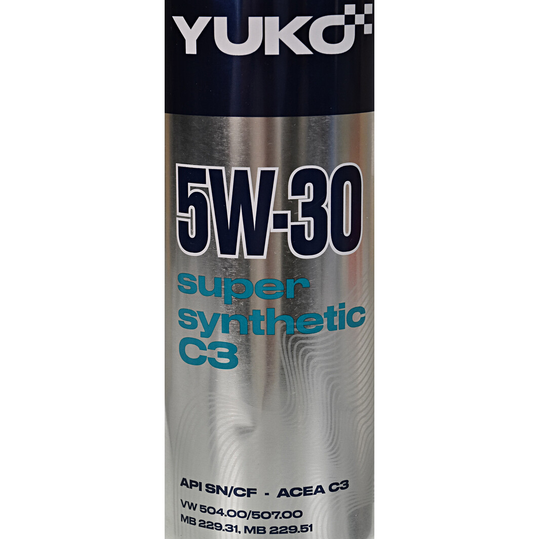 Моторна олива Yuko Super Synthetic C3 5W-30 1 л на SAAB 900