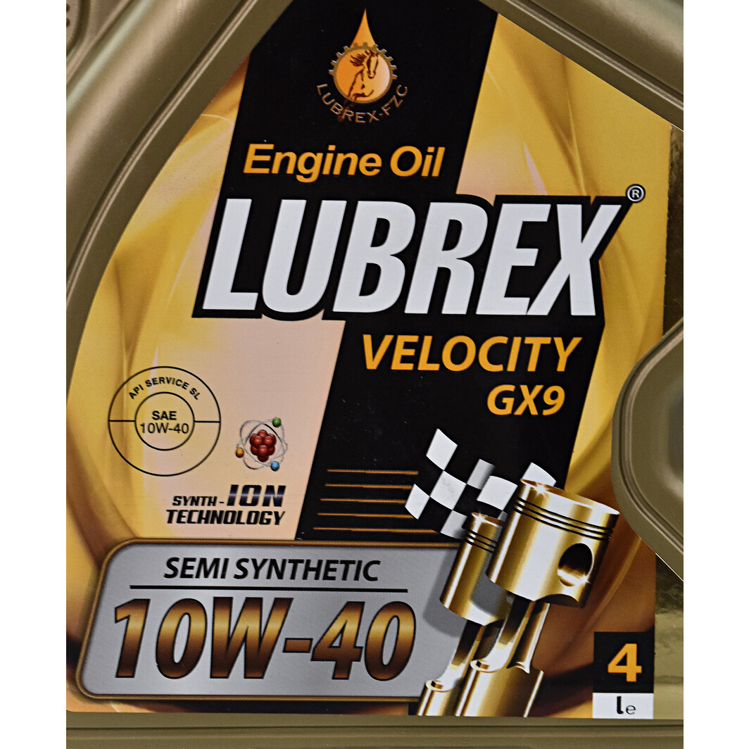 Моторна олива Lubrex Velocity GX9 10W-40 4 л на Chevrolet Cruze