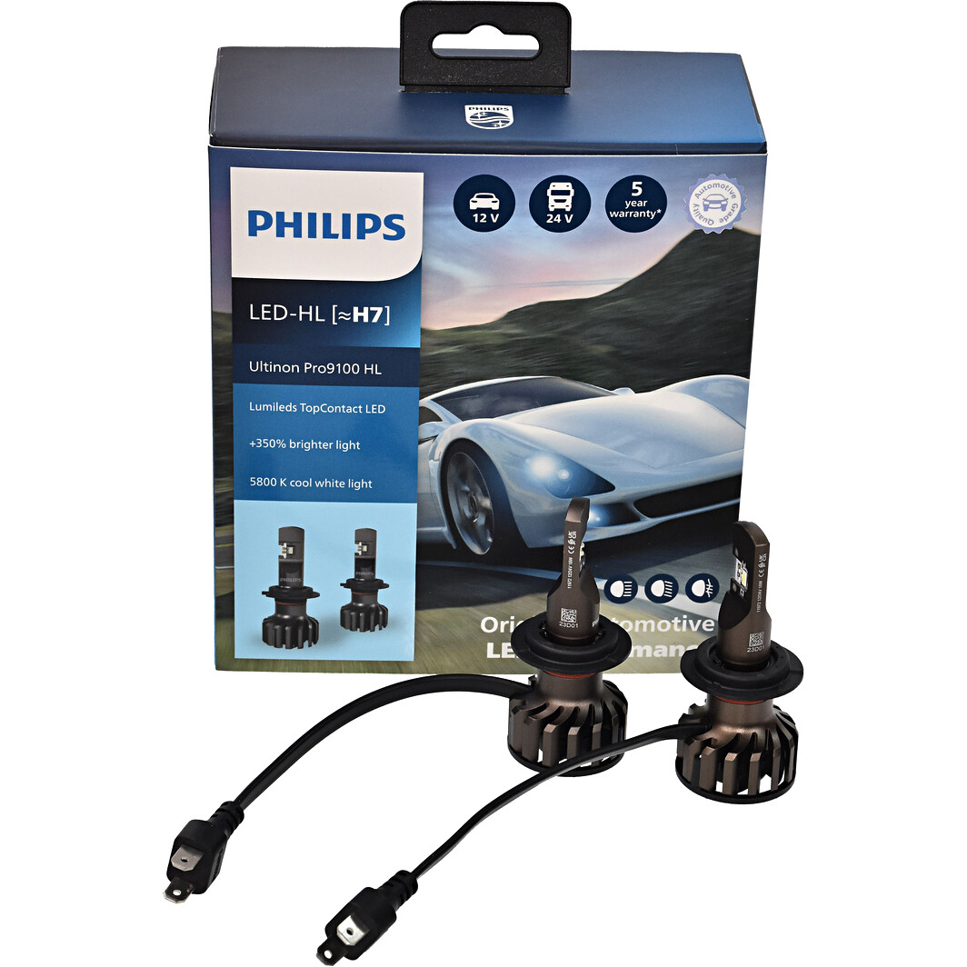 Автолампа Philips Ultinon Pro9100 H7 PX26d 18 W 11972U91X2