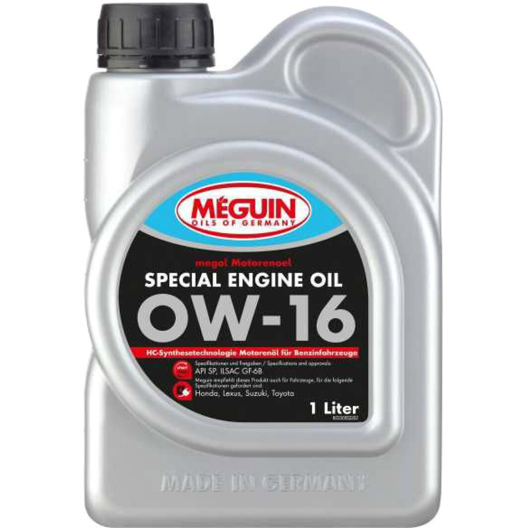 Моторна олива Meguin Special Engine Oil 0W-16 1 л на Chevrolet Matiz