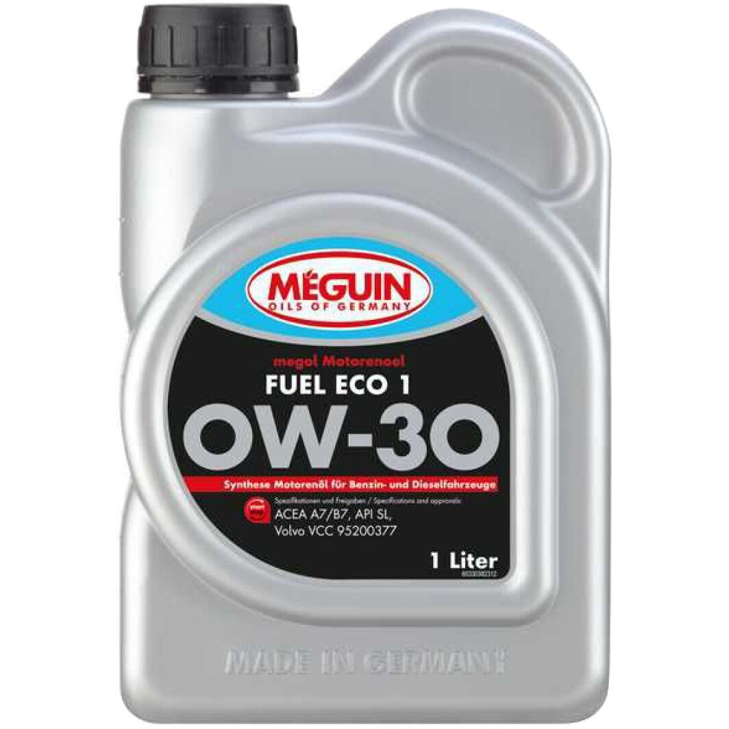 Моторное масло Meguin Fuel Eco 1 0W-30 1 л на Audi A5