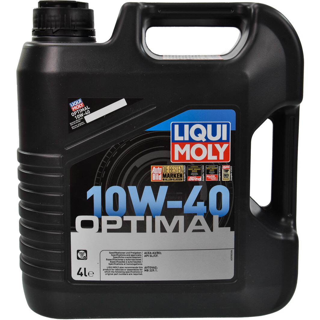 Моторна олива Liqui Moly Optimal 10W-40 4 л на Chevrolet Astra