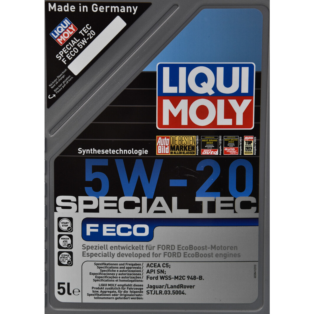 Моторное масло Liqui Moly Special Tec F Eco 5W-20 5 л на Lancia Kappa