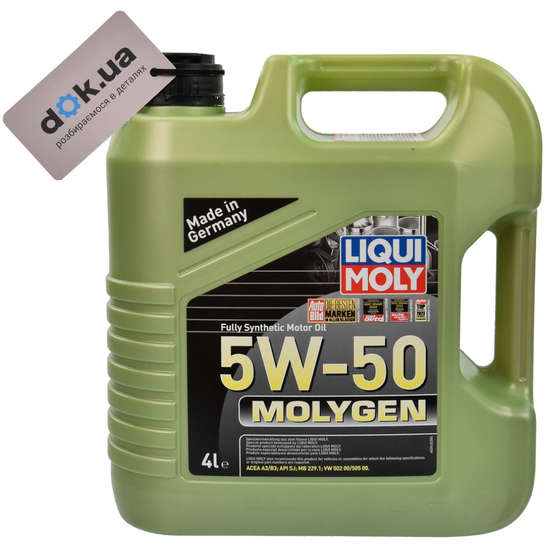 Моторное масло Liqui Moly Molygen 5W-50 4 л на Opel Movano