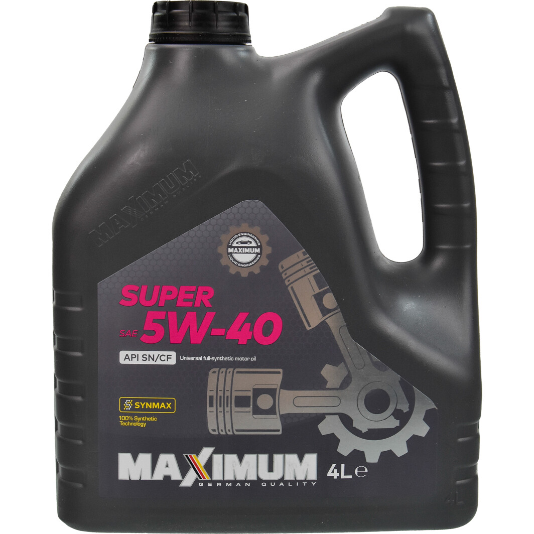 Моторное масло Maximum Super 5W-40 4 л на Chevrolet Matiz