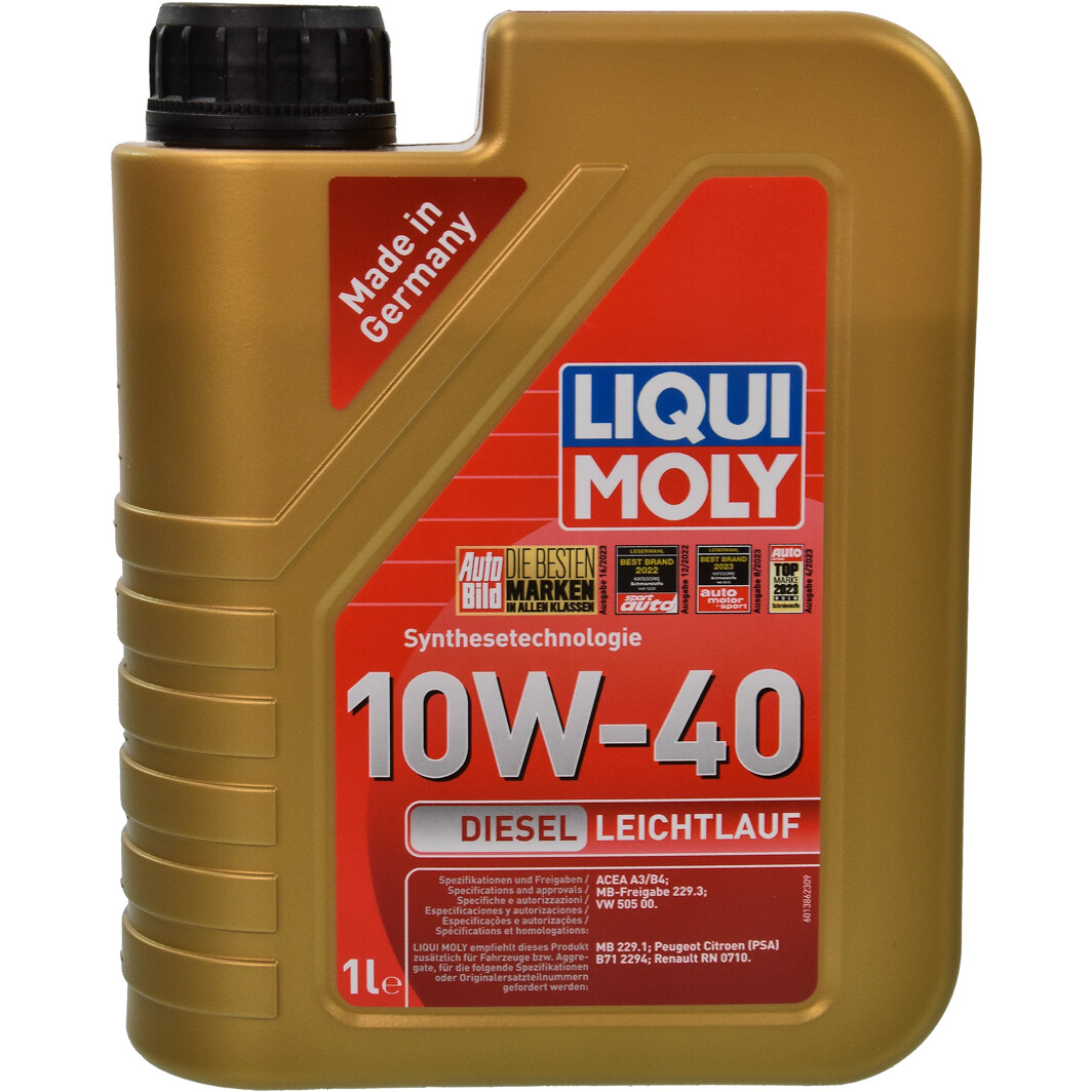 Моторна олива Liqui Moly Diesel Leichtlauf 10W-40 1 л на Toyota Hilux