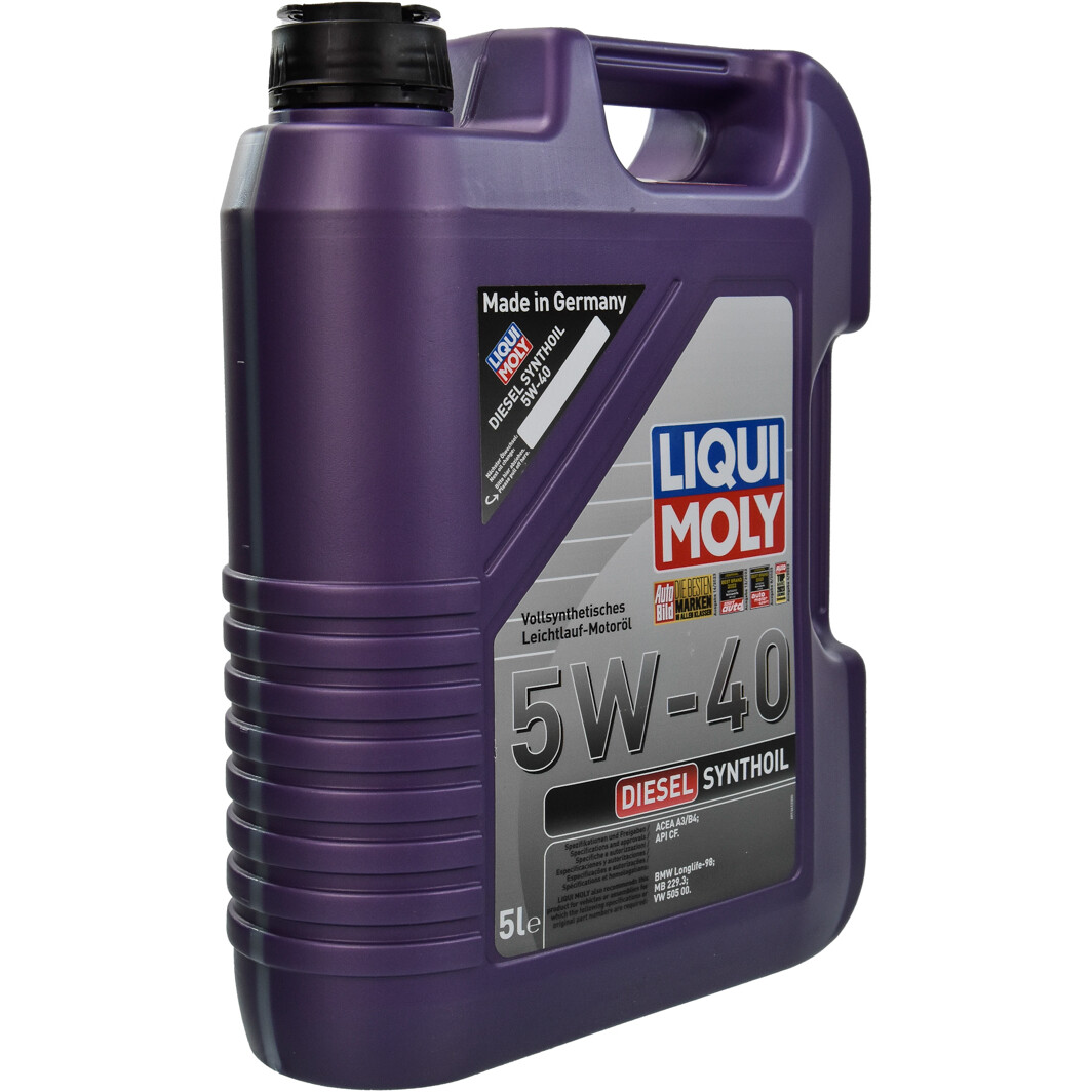 Моторна олива Liqui Moly Diesel Synthoil 5W-40 5 л на Daihatsu Sirion