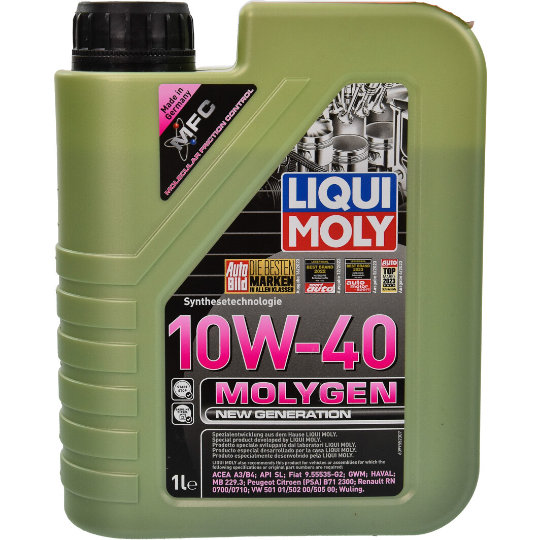 Моторное масло Liqui Moly Molygen New Generation 10W-40 1 л на Opel Calibra