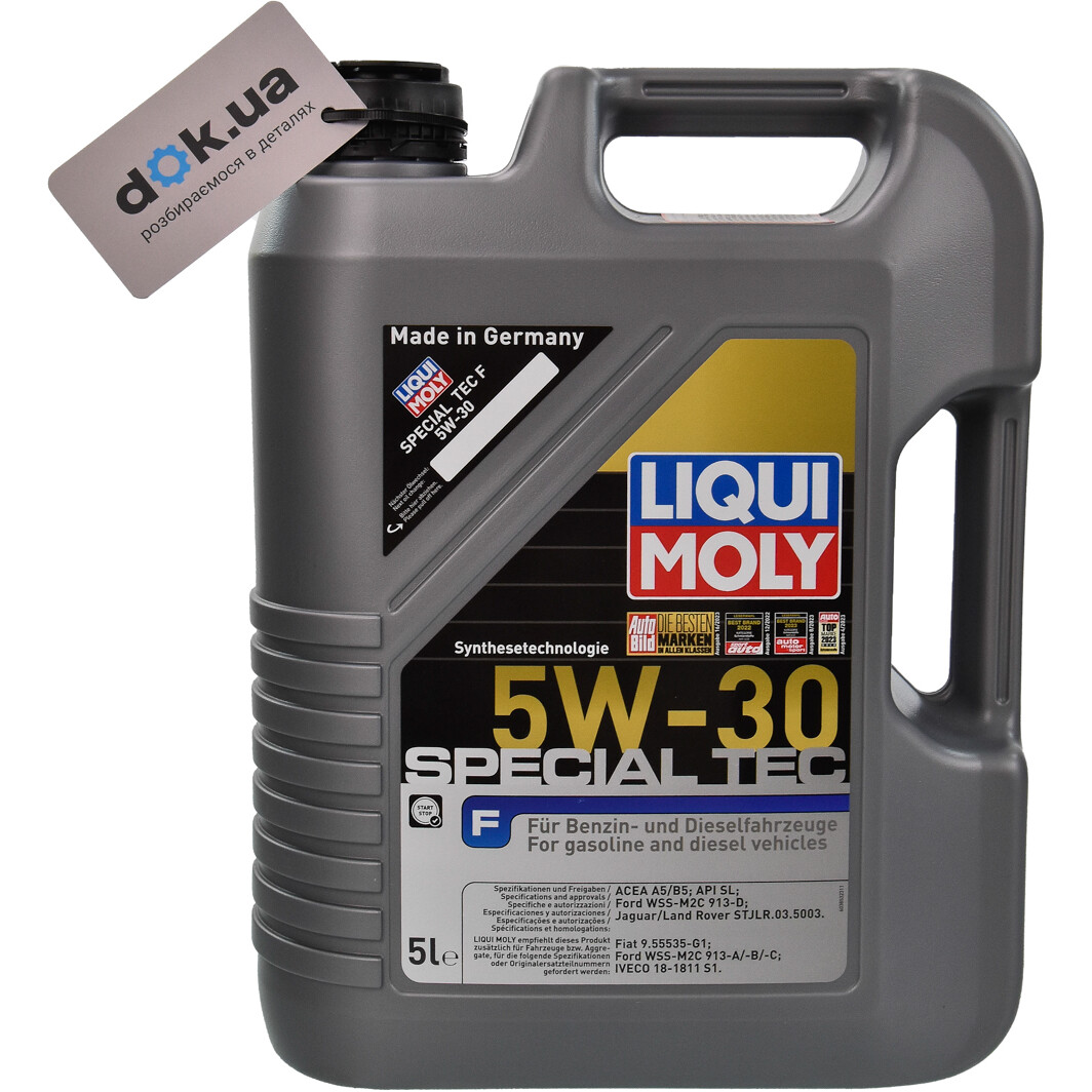 Моторное масло Liqui Moly Special Tec F 5W-30 5 л на Opel Monterey