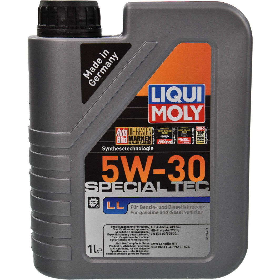 Моторна олива Liqui Moly Special Tec LL 5W-30 1 л на Alfa Romeo 156