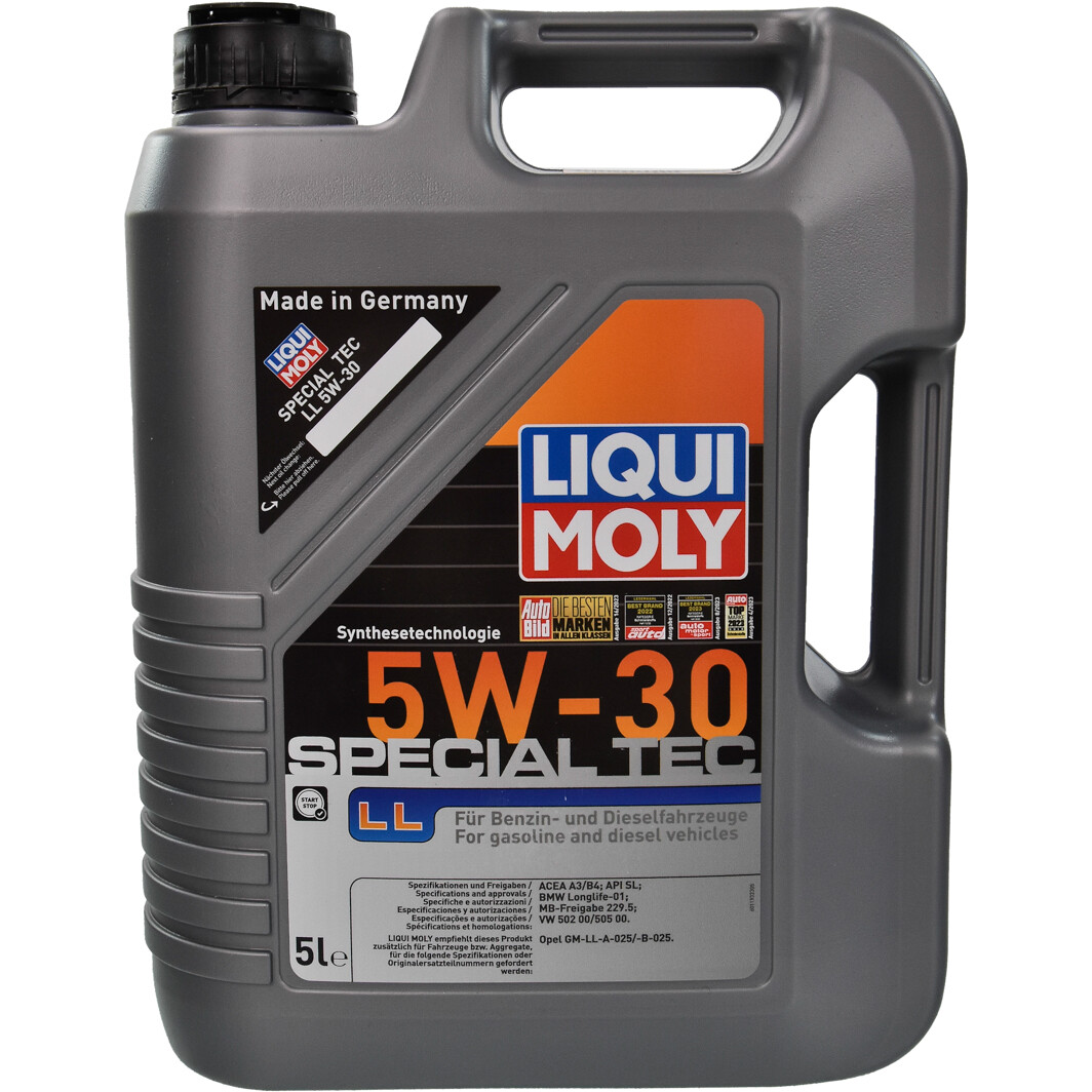 Моторна олива Liqui Moly Special Tec LL 5W-30 для Lada 2112 5 л на Lada 2112