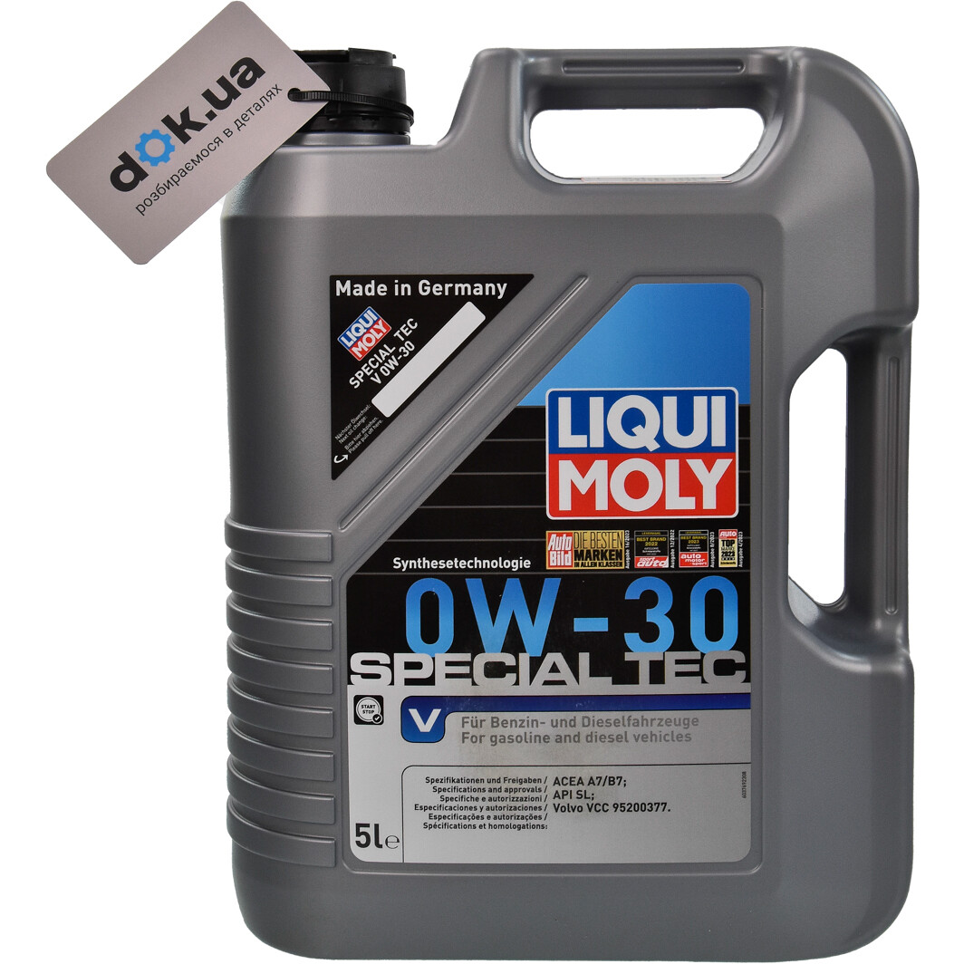 Моторна олива Liqui Moly Special Tec V 0W-30 5 л на Alfa Romeo 145