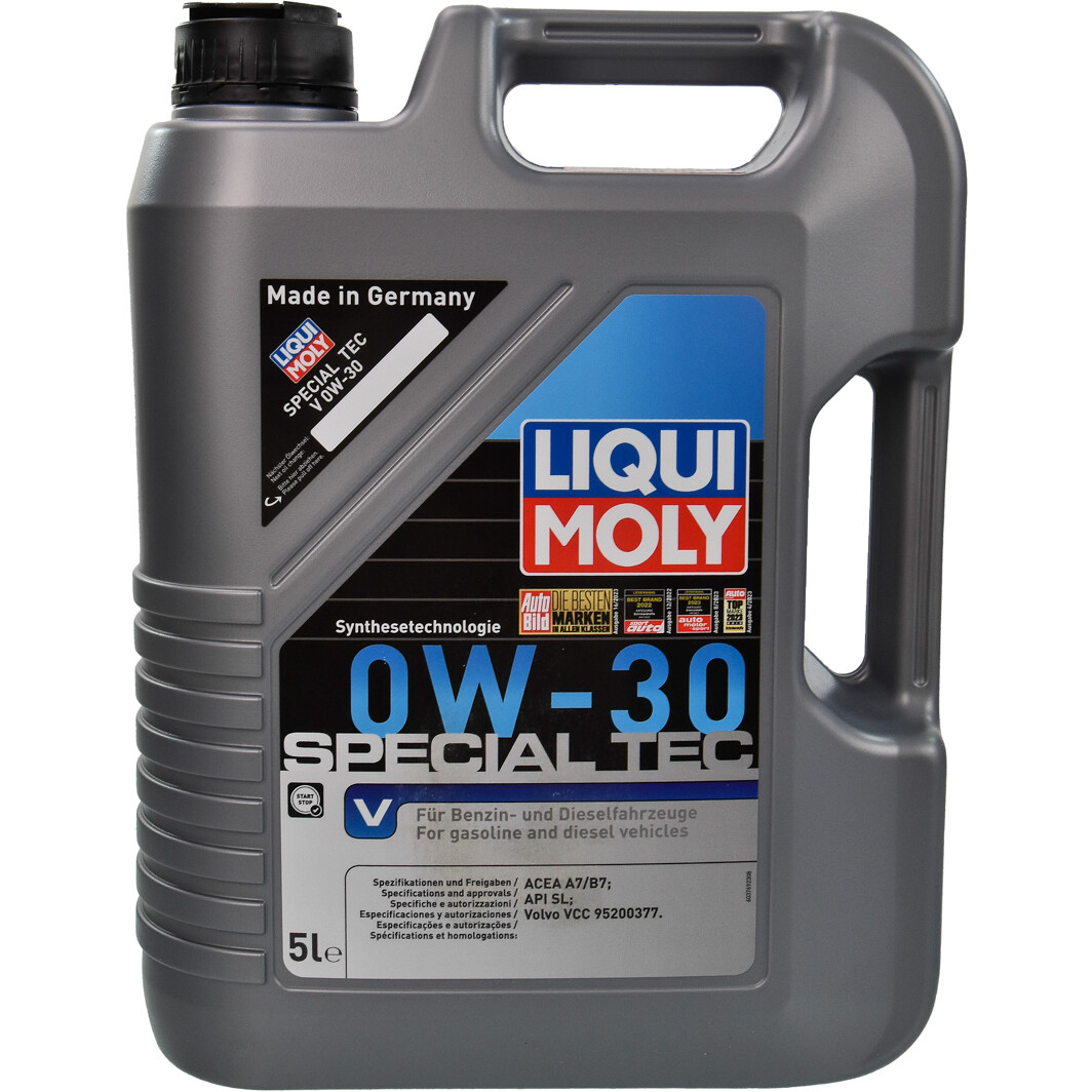 Моторное масло Liqui Moly Special Tec V 0W-30 для Volkswagen Vento 5 л на Volkswagen Vento