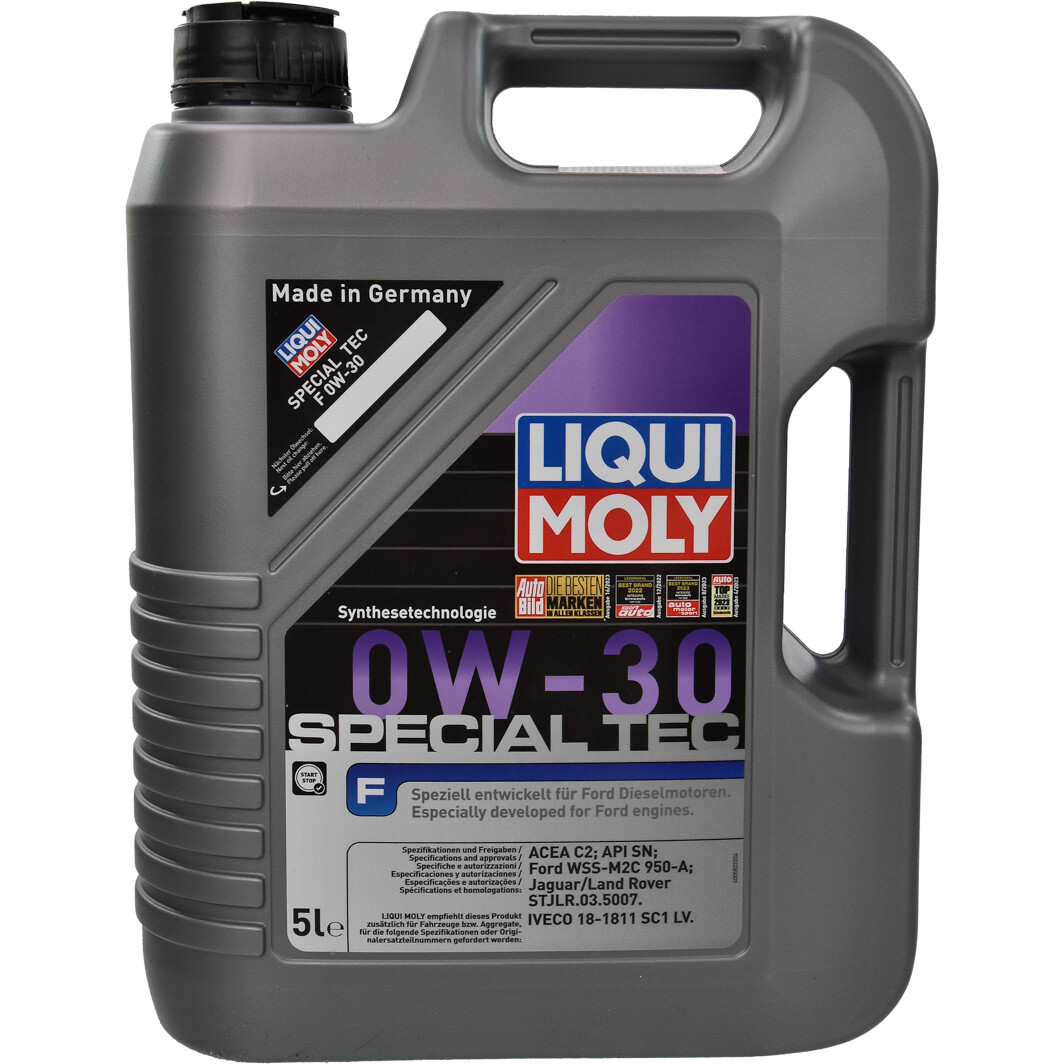 Моторна олива Liqui Moly Special Tec F 0W-30 5 л на Lancia Kappa