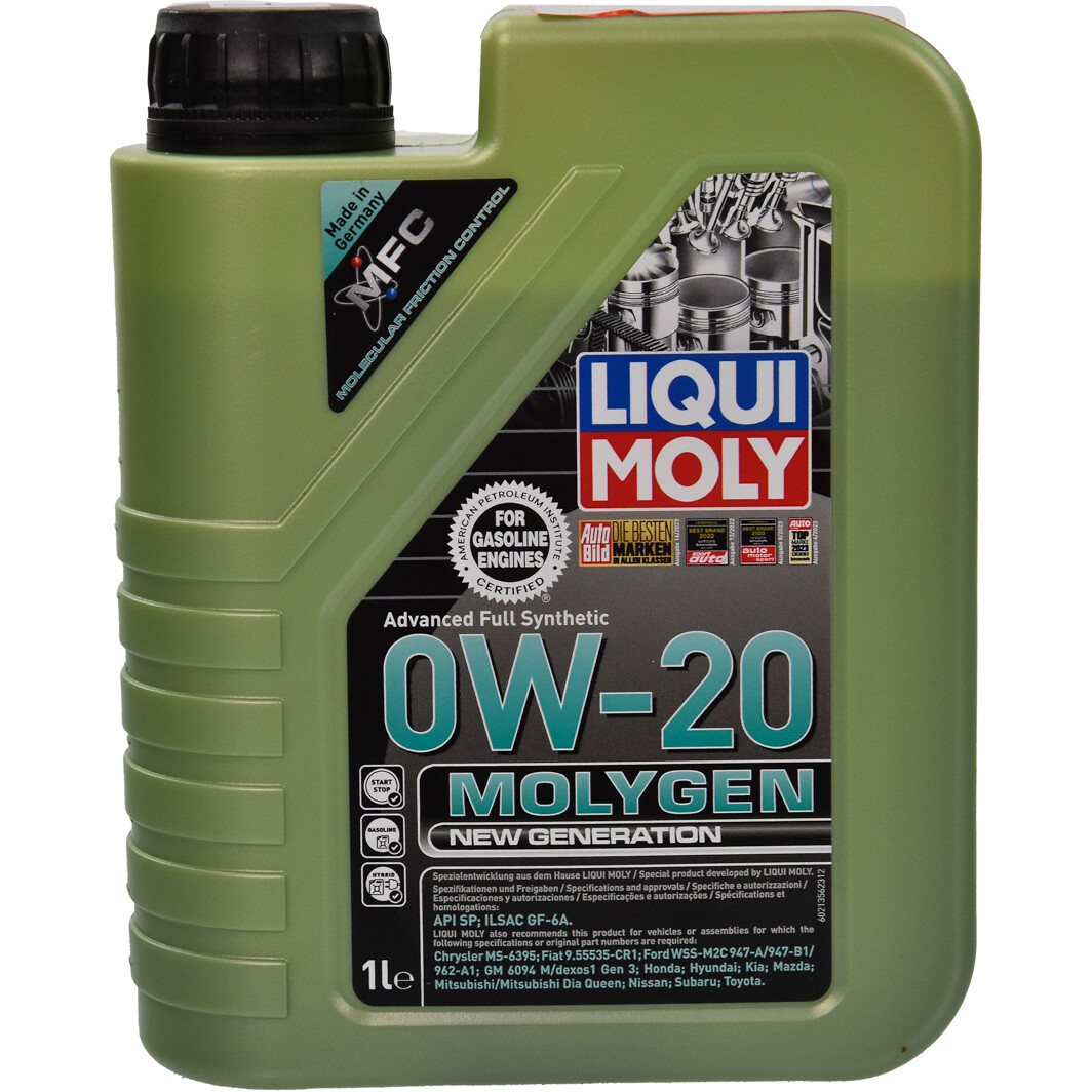 Моторна олива Liqui Moly Molygen New Generation 0W-20 1 л на Acura Legend