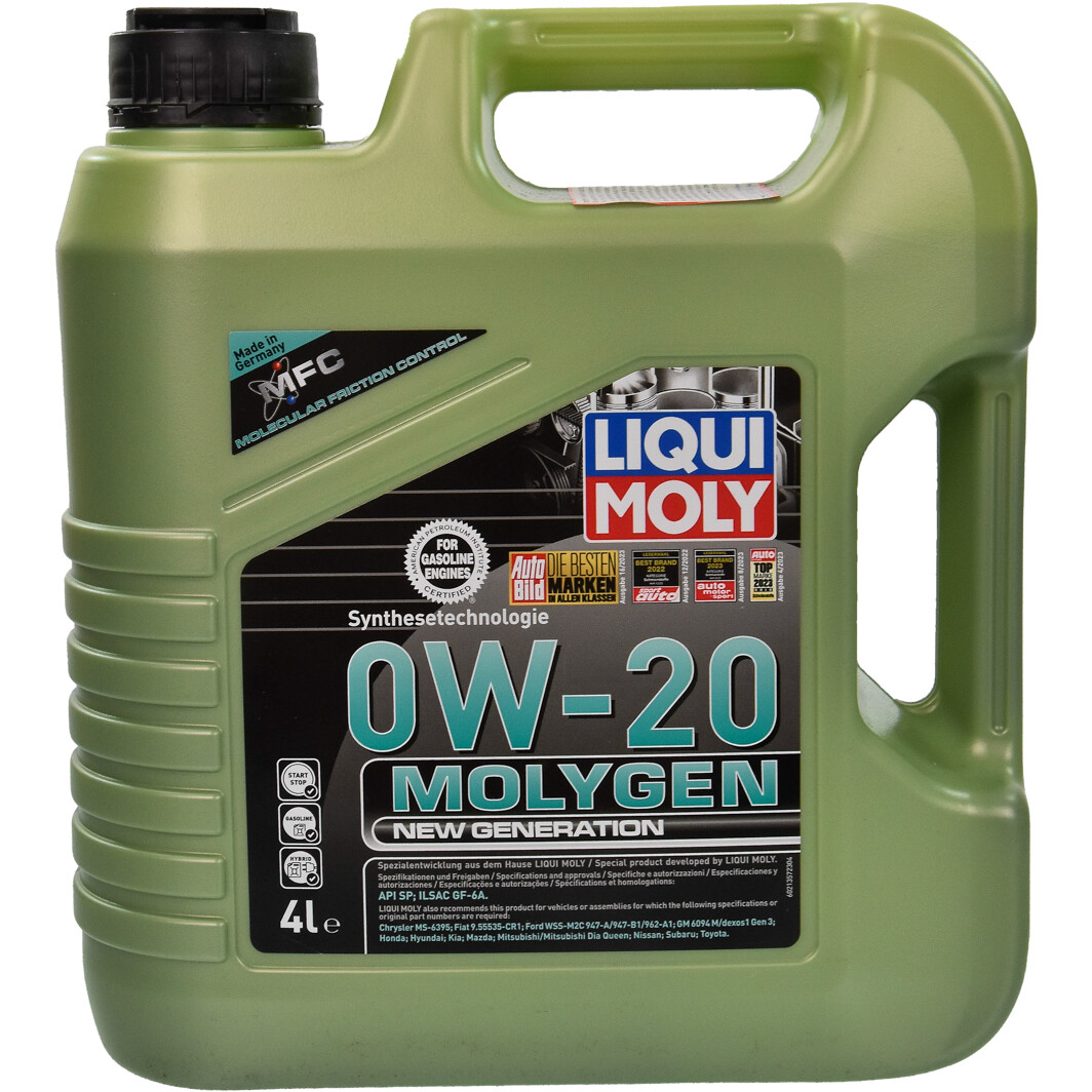 Моторное масло Liqui Moly Molygen New Generation 0W-20 4 л на Acura Legend