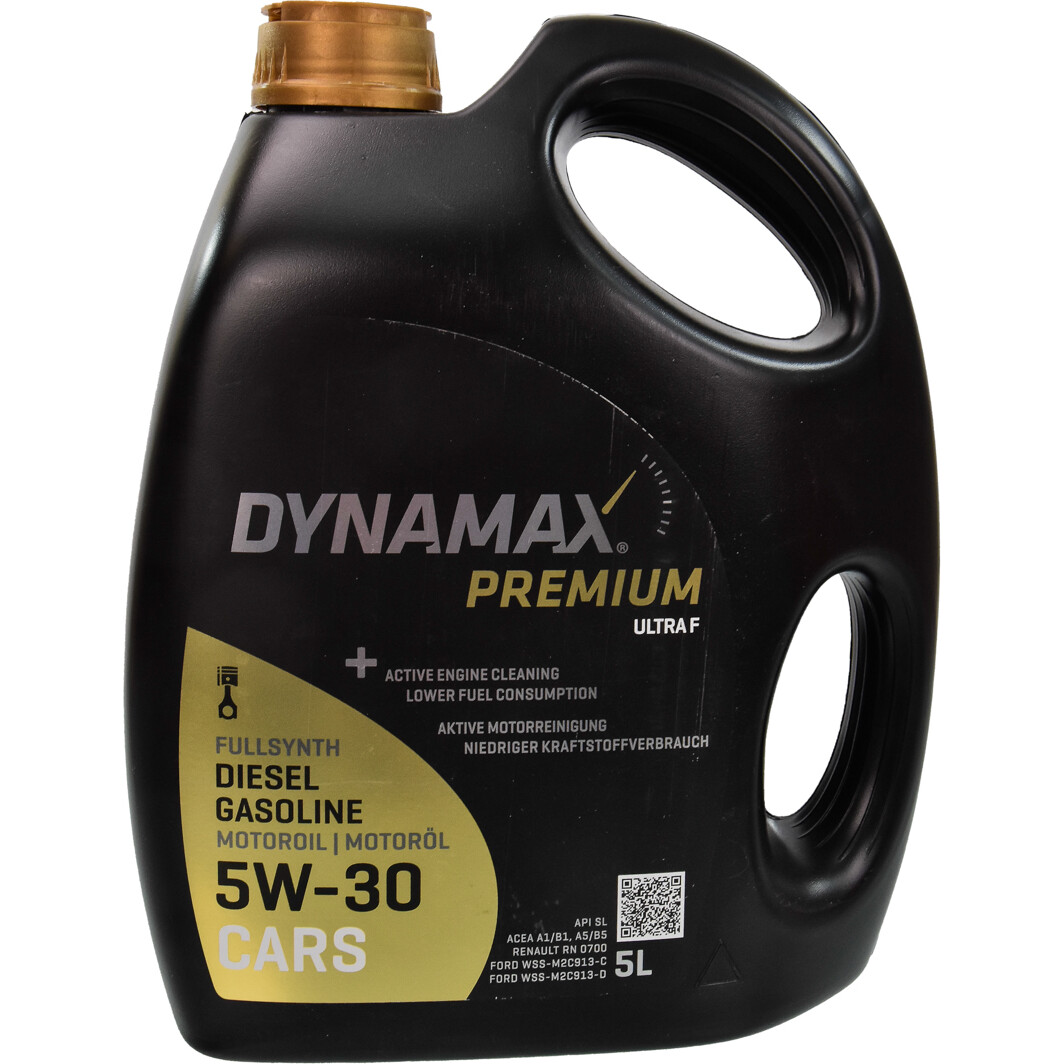 Моторное масло Dynamax Premium Ultra F 5W-30 5 л на Dacia Lodgy