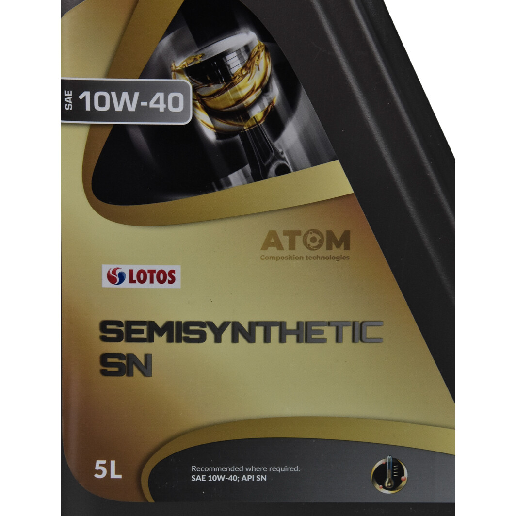 Моторна олива LOTOS Semisynthetic SN 10W-40 5 л на Kia Pregio