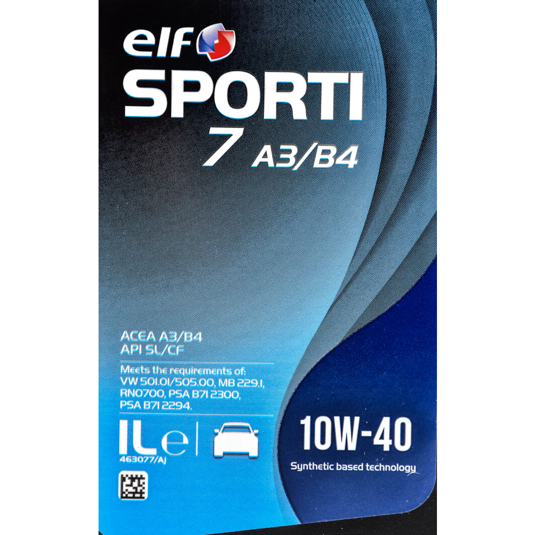 Моторна олива Elf Sporti 7 A3/B4 10W-40 1 л на Toyota Soarer