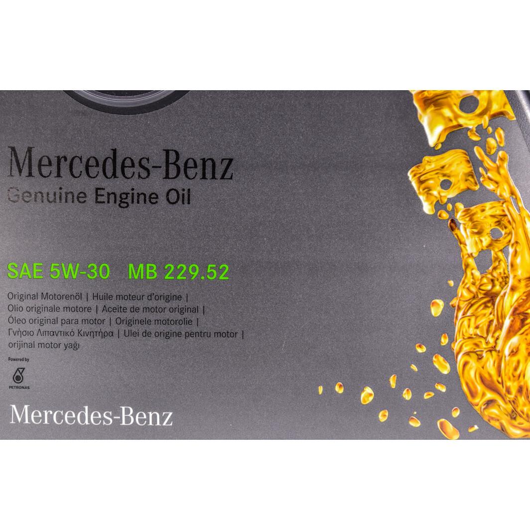 Моторна олива Mercedes-Benz MB 229.52 5W-30 5 л на Daewoo Lanos