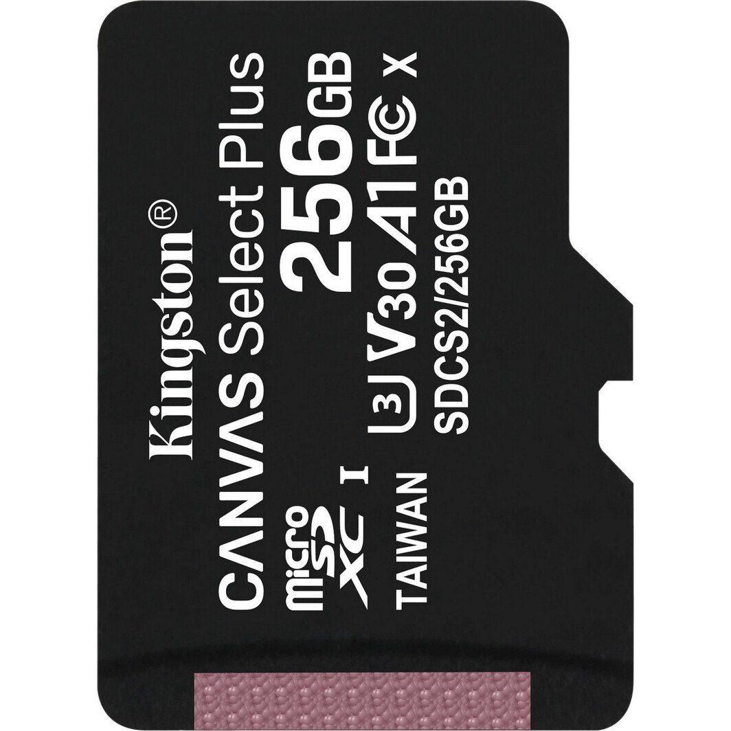 Карта пам’яті Kingston Canvas Select Plus microSDXC 256 ГБ