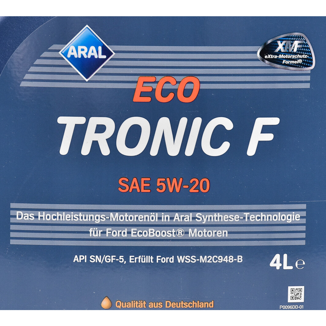 Моторна олива Aral EcoTronic F 5W-20 4 л на Smart Forfour