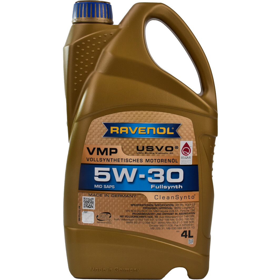 Моторное масло Ravenol VMP 5W-30 4 л на Citroen C2