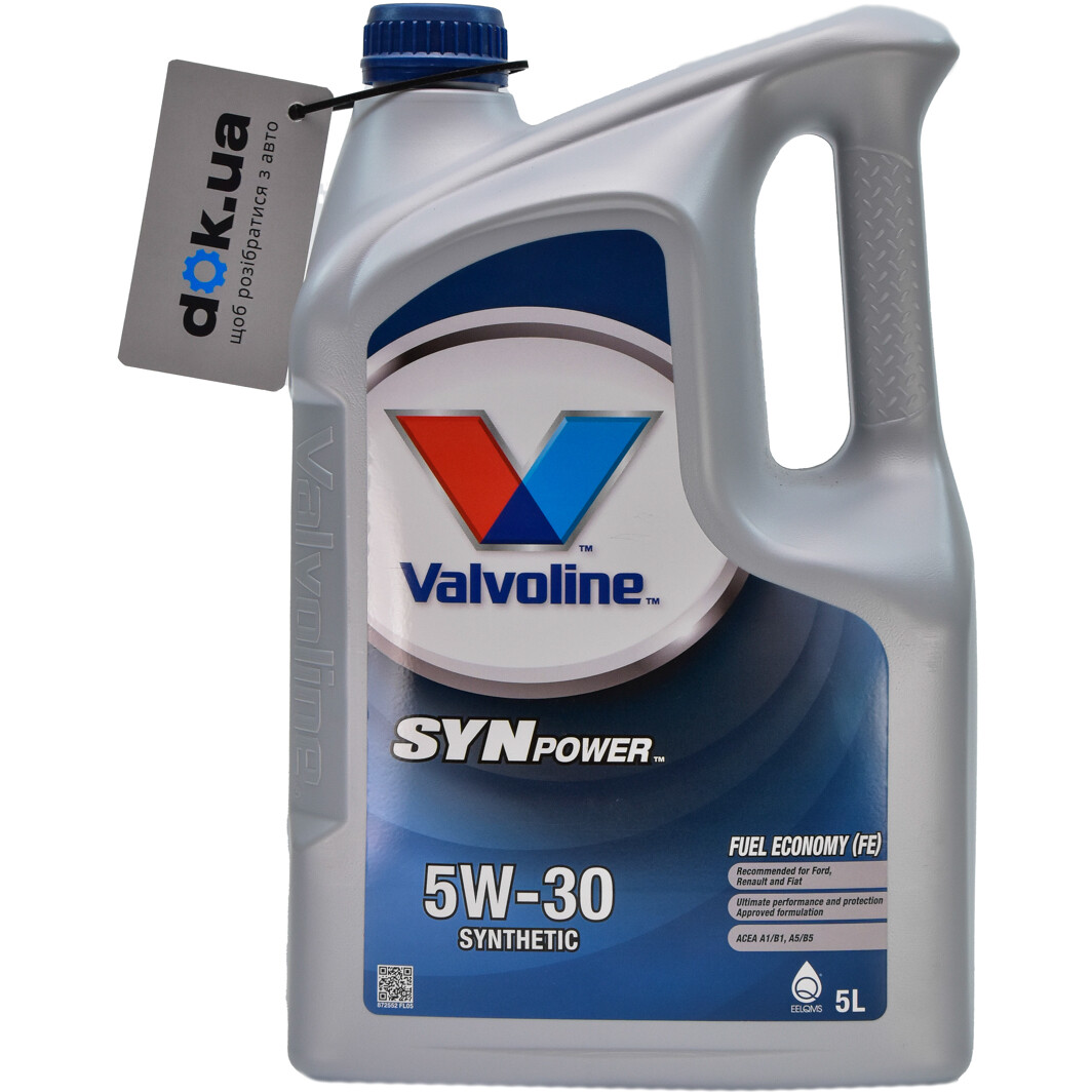 Моторное масло Valvoline SynPower FE 5W-30 5 л на Renault Vel Satis