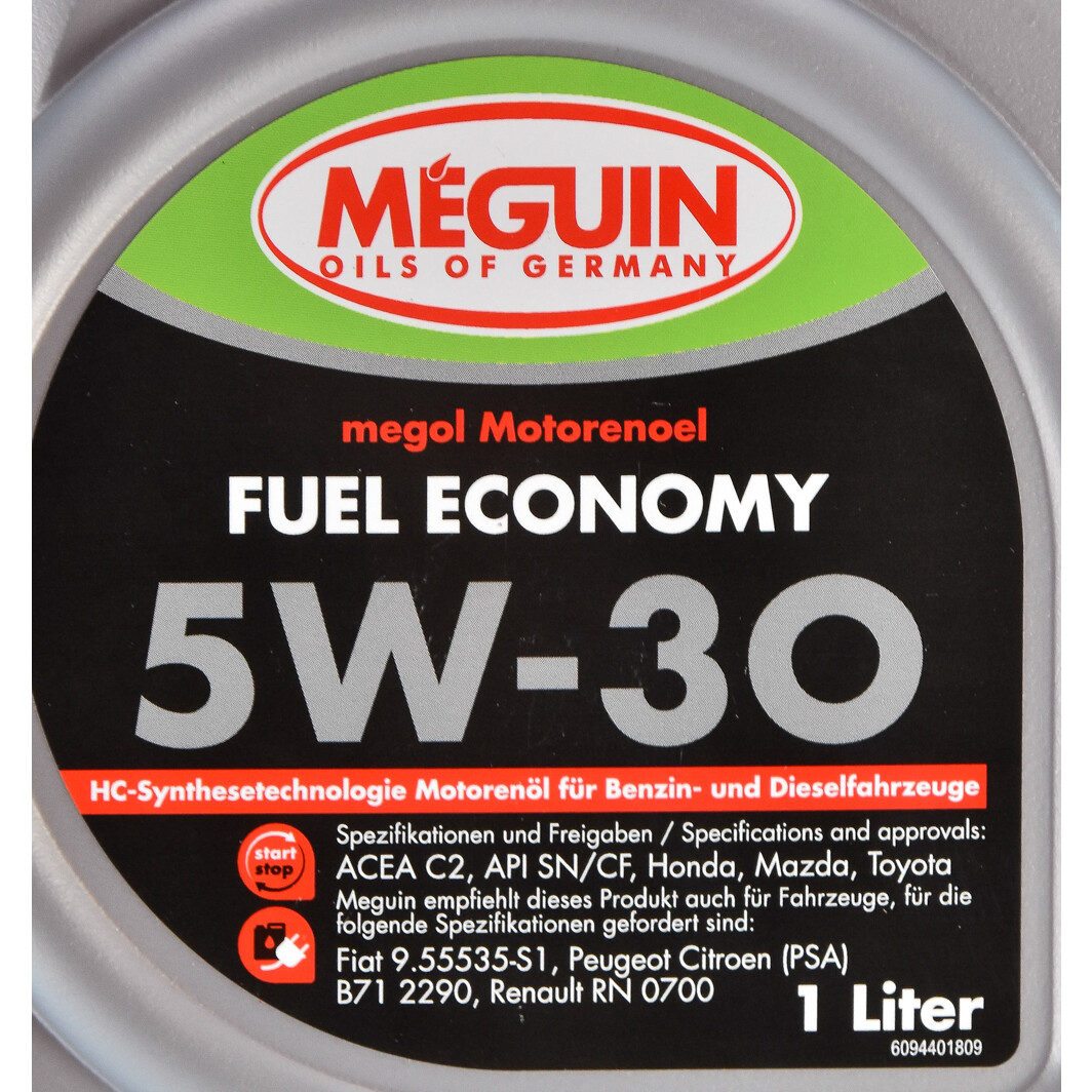 Моторна олива Meguin megol Motorenoel Fuel Economy 5W-30 1 л на Volvo 940