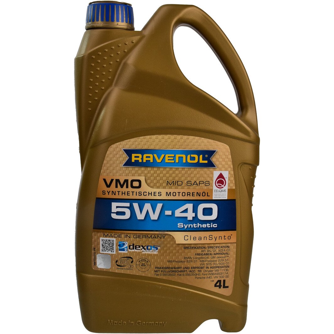 Моторное масло Ravenol VMO 5W-40 4 л на Mazda 323