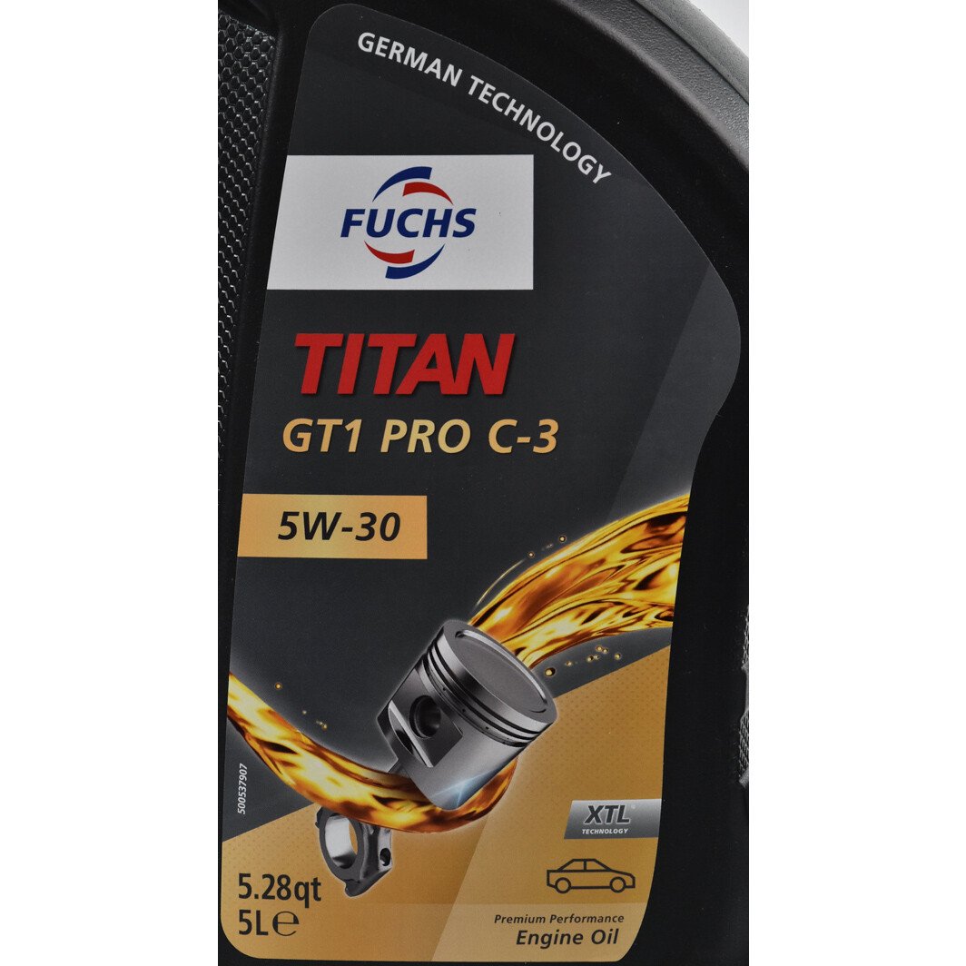 Моторное масло Fuchs Titan Gt1 Pro C3 5W-30 5 л на Peugeot 406