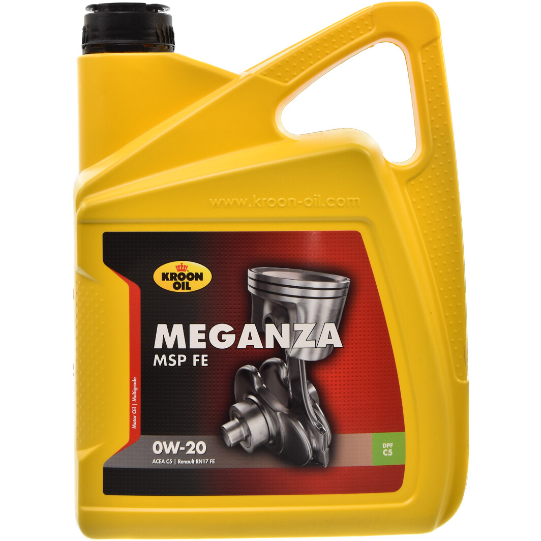 Моторное масло Kroon Oil Meganza MSP FE 0W-20 5 л на Nissan Vanette