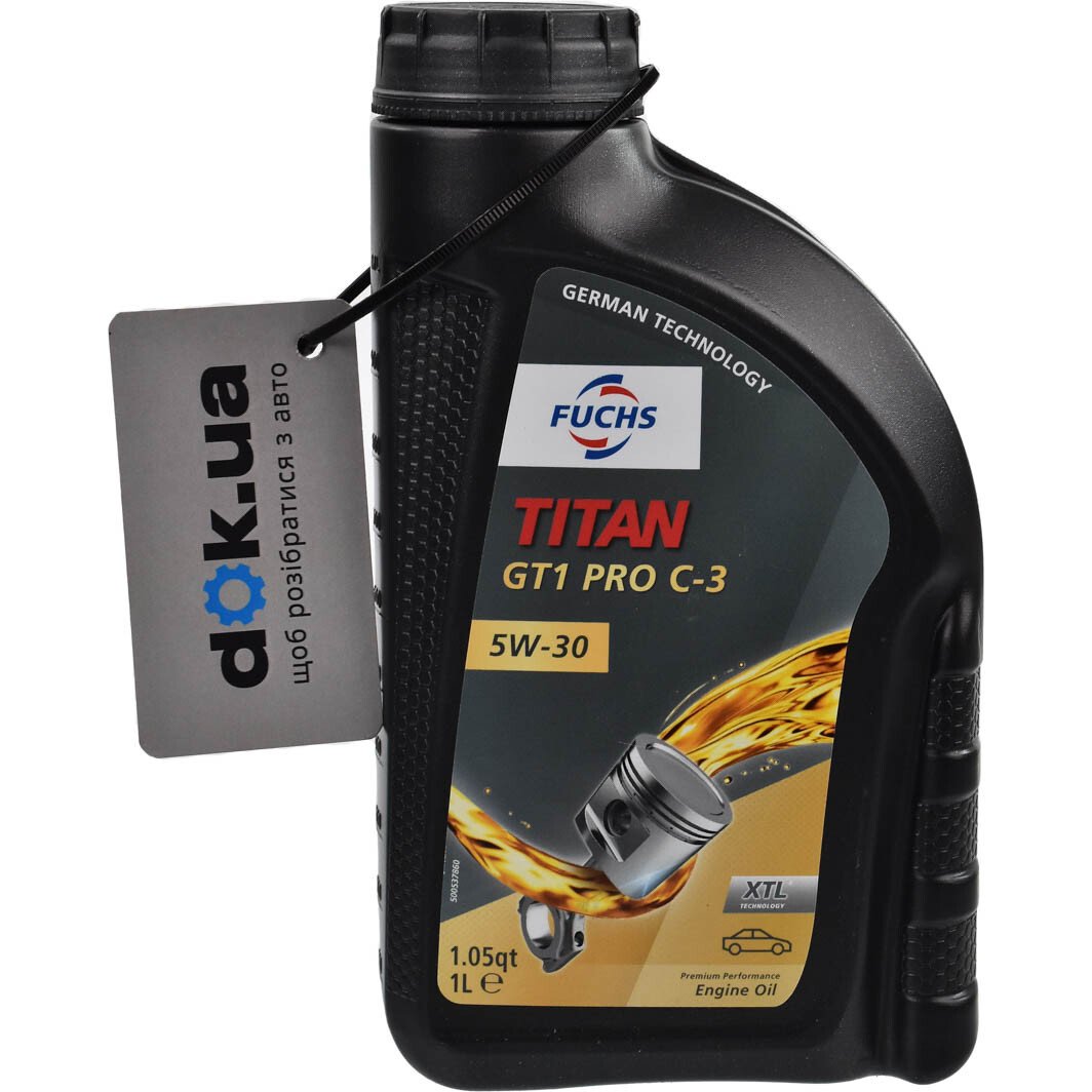 Моторное масло Fuchs Titan Gt1 Pro C3 5W-30 1 л на Hyundai i40