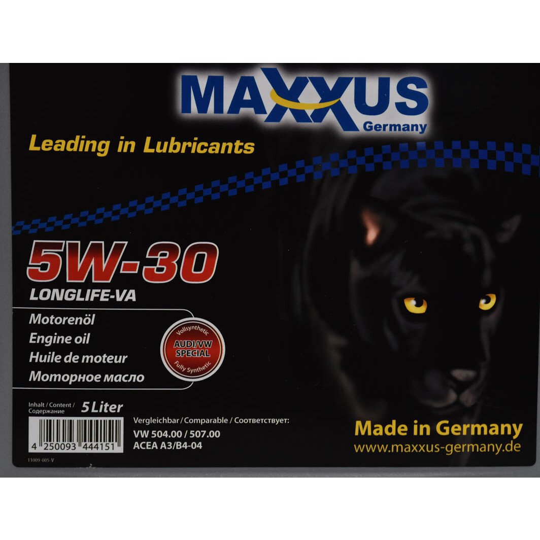 Моторное масло Maxxus LongLife-VA 5W-30 5 л на Dacia Solenza