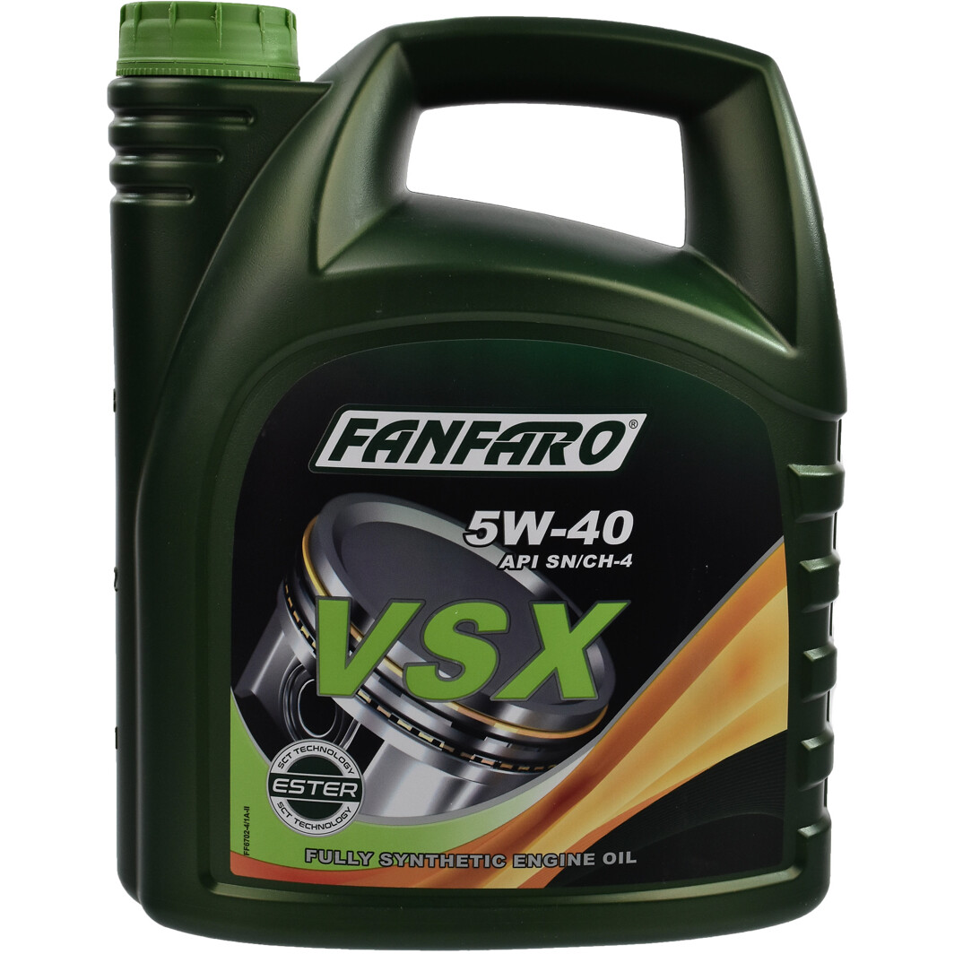 Моторное масло Fanfaro VSX 5W-40 4 л на Mazda 2