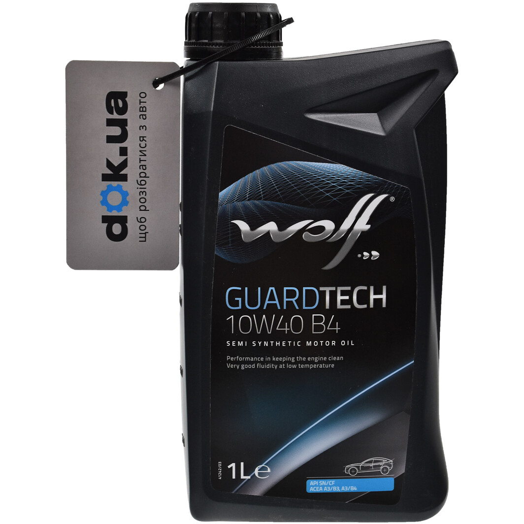 Моторна олива Wolf Guardtech B4 10W-40 1 л на Ford Mustang