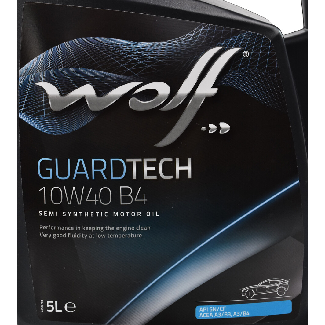 Моторна олива Wolf Guardtech B4 10W-40 5 л на Hyundai i40