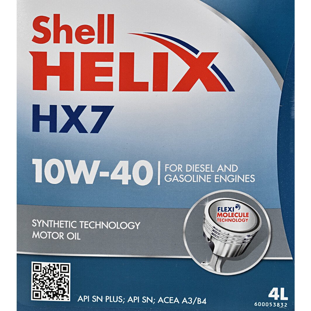 Моторна олива Shell Helix HX7 10W-40 4 л на Dodge Dakota