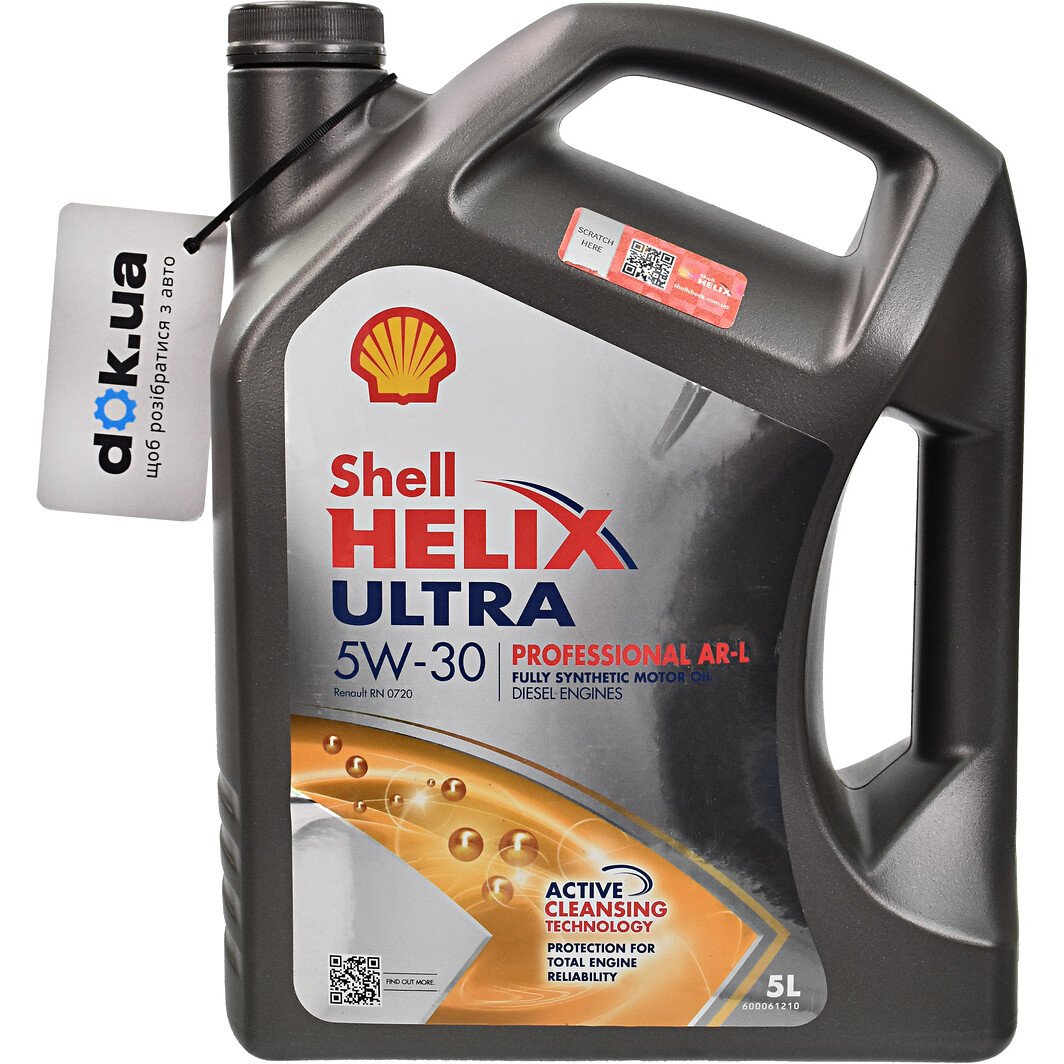 Моторна олива Shell Hellix Ultra Professional AR-L 5W-30 5 л на Audi A1