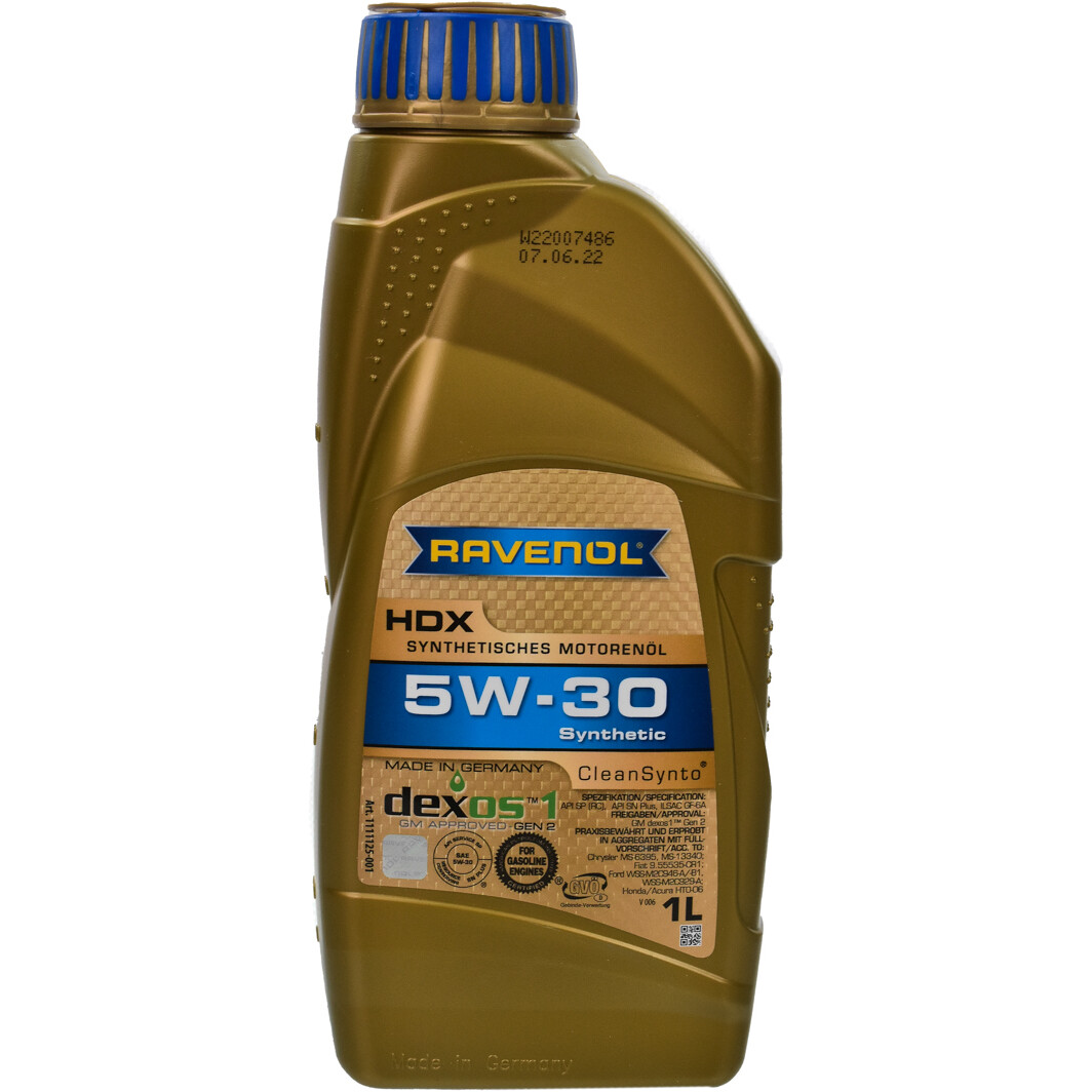 Моторное масло Ravenol HDX 5W-30 1 л на Mercedes GLK-Class