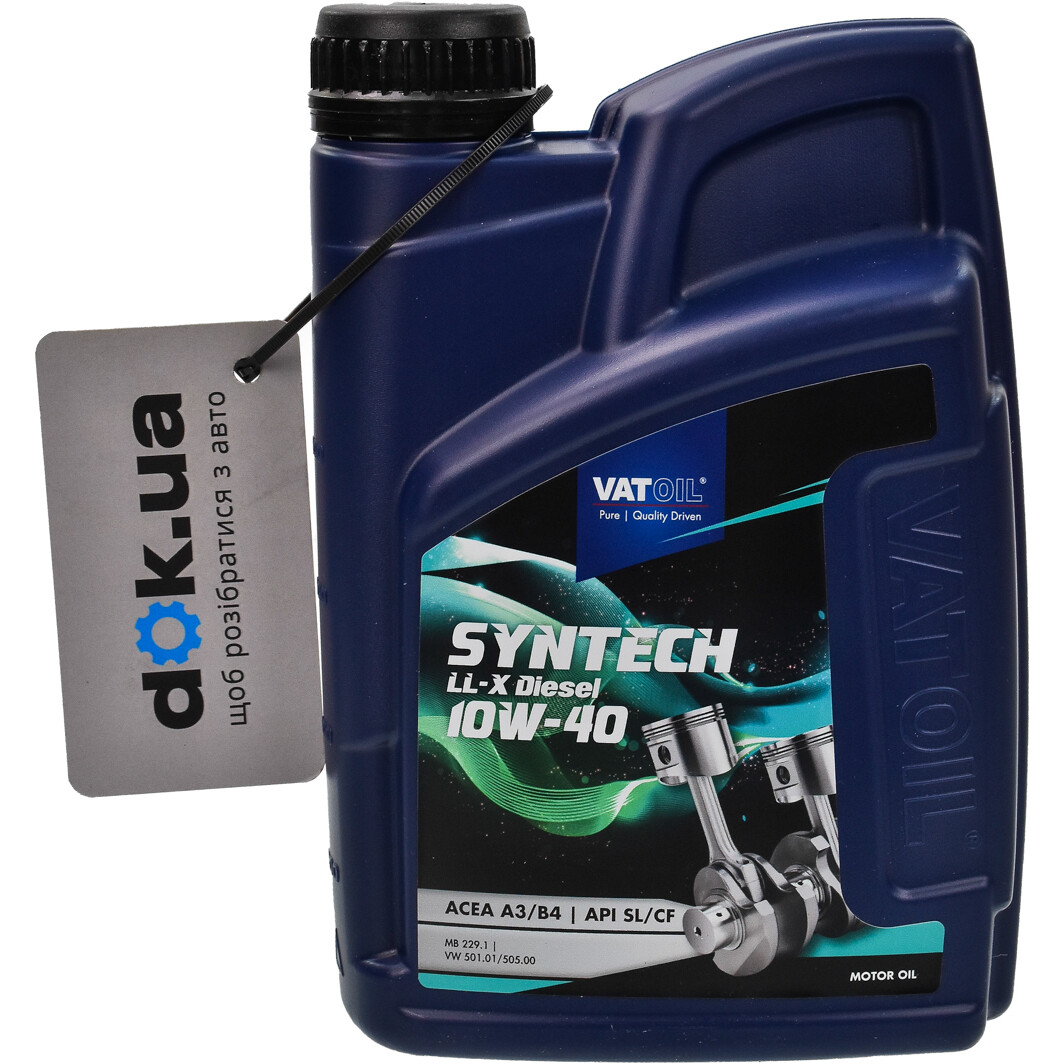 Моторное масло VatOil SynTech LL-X Diesel 10W-40 1 л на Mitsubishi Starion