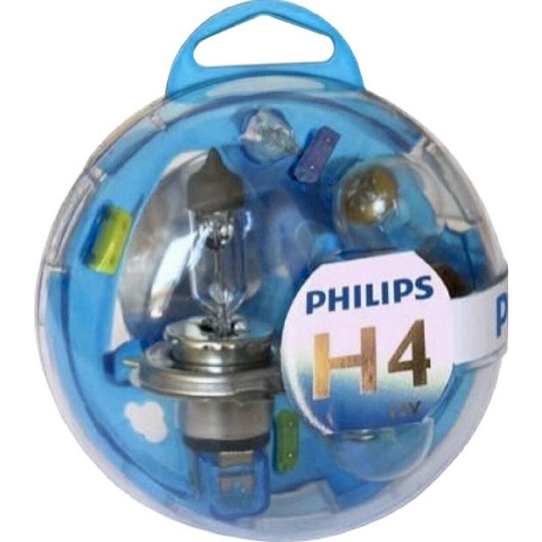 Автолампа Philips Essential H4 P43t прозрачная 70034328