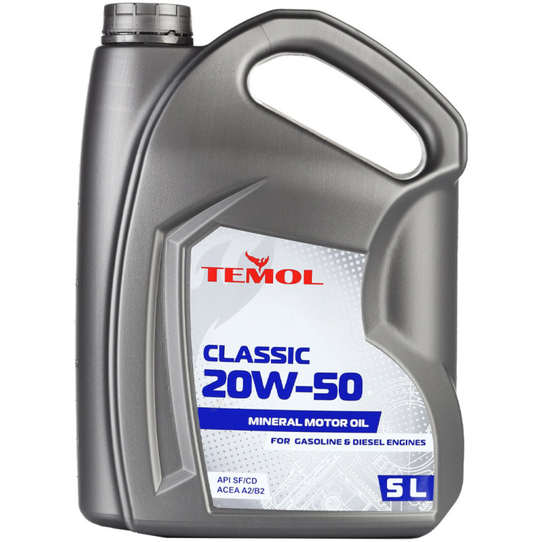 Моторное масло TEMOL Classic 20W-50 5 л на Hyundai i40