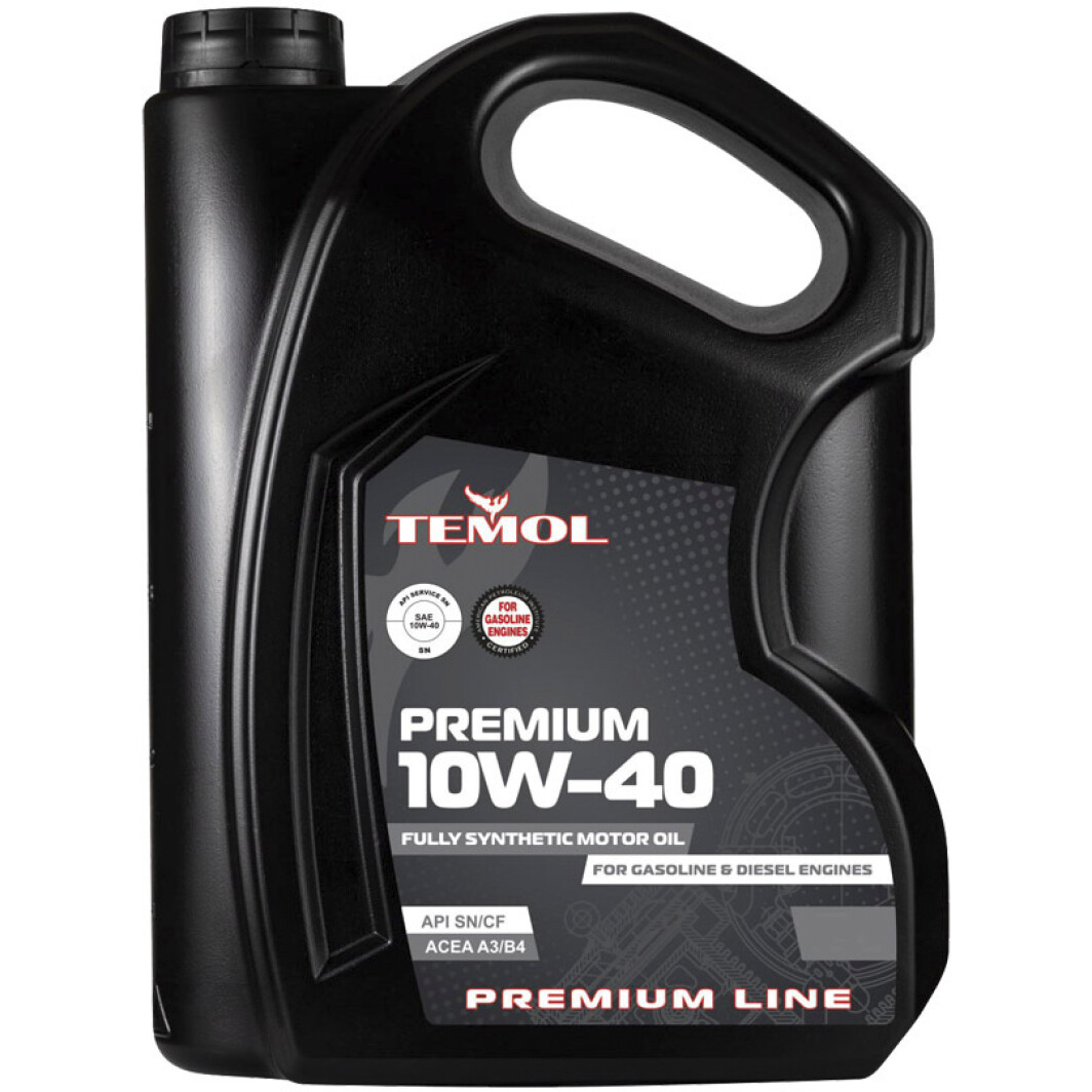 Моторна олива TEMOL Premium 10W-40 4 л на Chevrolet Evanda