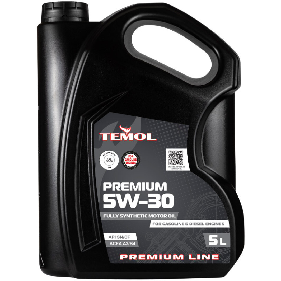 Моторное масло TEMOL Premium 5W-30 5 л на Toyota RAV4