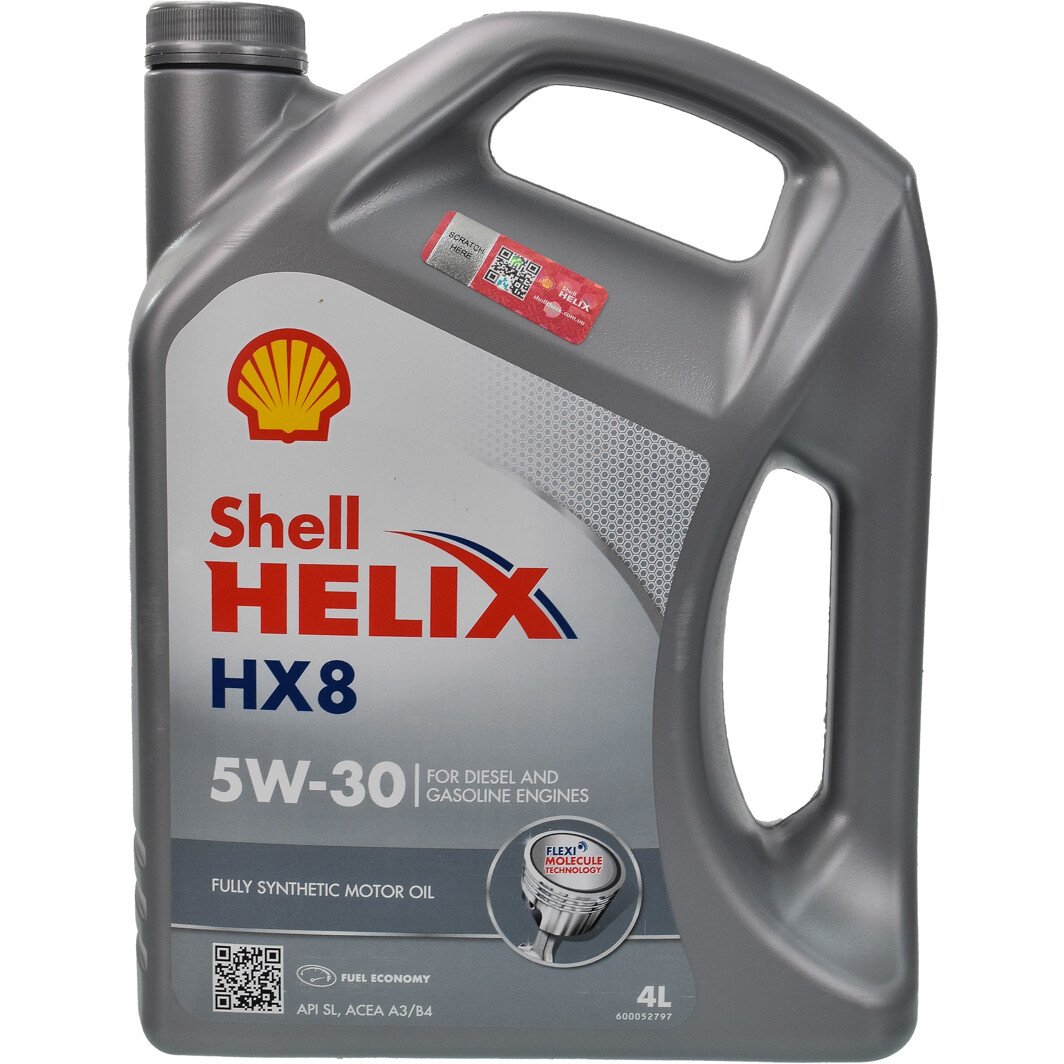 Моторное масло Shell Helix HX8 5W-30 для Chevrolet Matiz 4 л на Chevrolet Matiz
