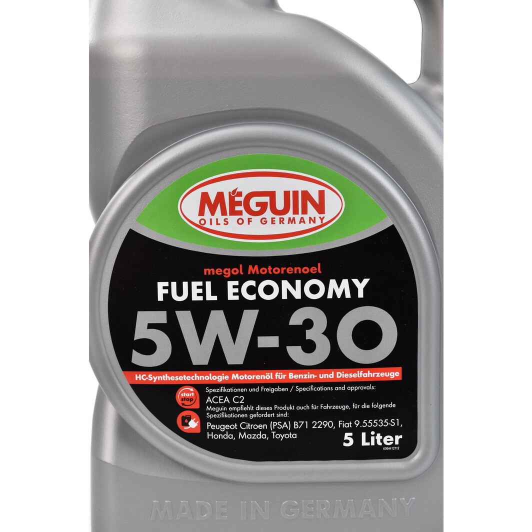 Моторна олива Meguin megol Motorenoel Fuel Economy 5W-30 5 л на Chevrolet Astra