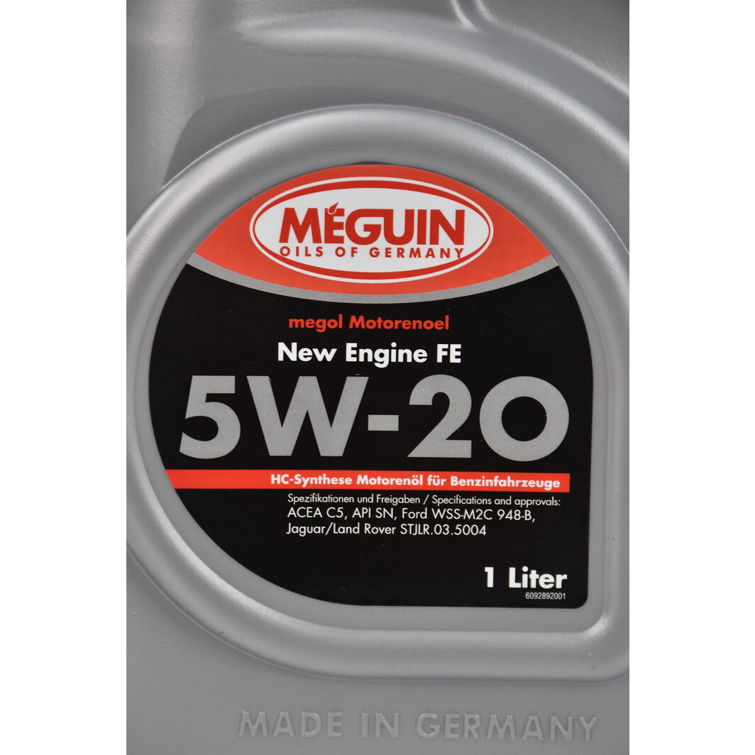 Моторное масло Meguin New Engine FE 5W-20 1 л на BMW 1 Series