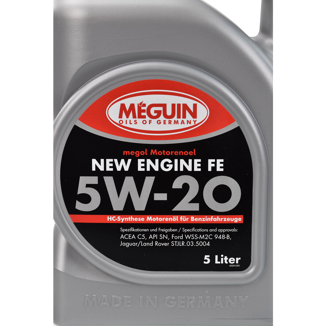 Моторна олива Meguin New Engine FE 5W-20 5 л на Chevrolet Malibu