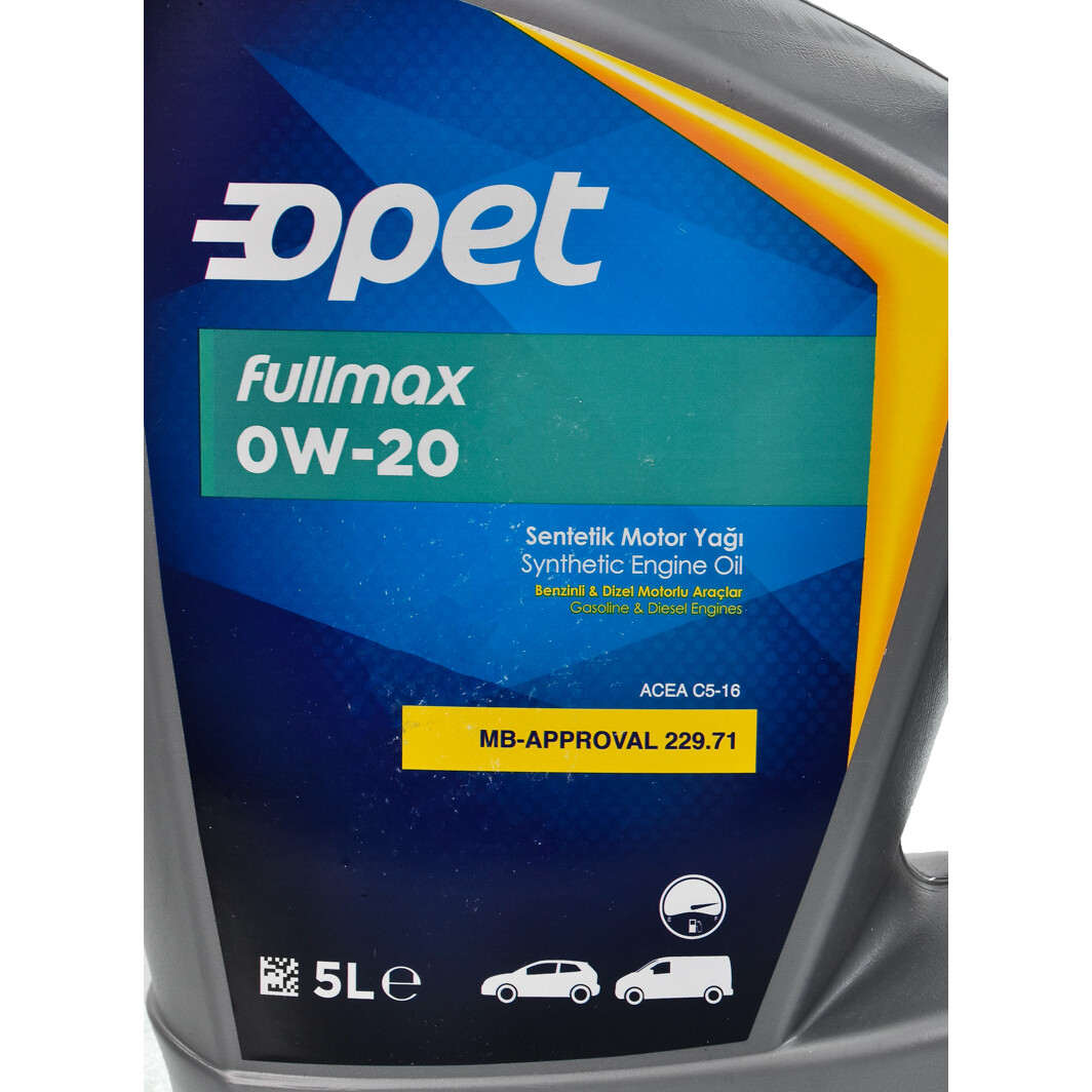 Моторна олива Opet Fullmax 0W-20 5 л на Opel Calibra